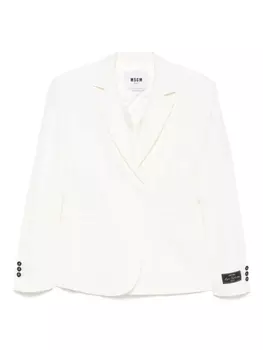 Двубортный пиджак MSGM, нейтральный