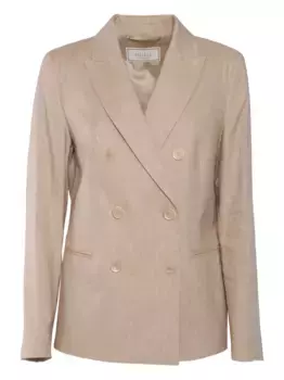 Двубортный пиджак Peserico, нейтральный