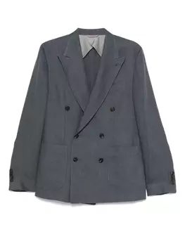 Двубортный пиджак Peserico, синий