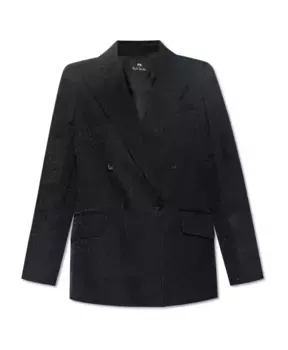 Двубортный пиджак Ps By Paul Smith, черный