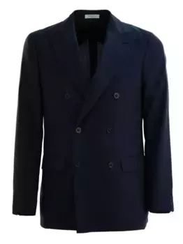 Двубортный пиджак с карманами Boglioli, синий