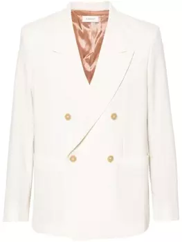 Двубортный пиджак с лацканами Laneus, бежевый