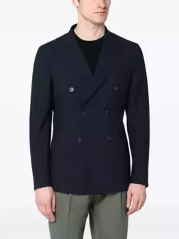 Двубортный пиджак Santaniello, синий