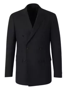 Двубортный пиджак Scabal, синий