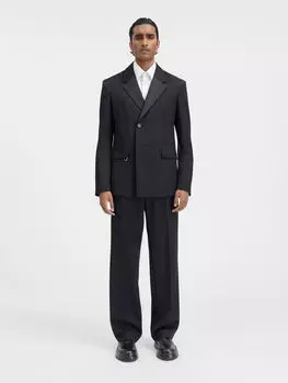 Двубортный пиджак-смокинг JACQUEMUS The Melo Tuxedo jacket, черный