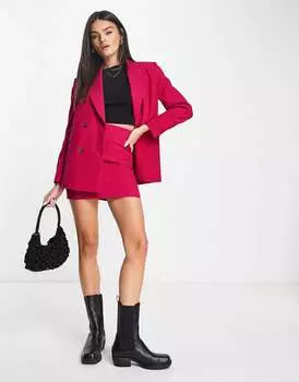 Двубортный пиджак свободного кроя ASOS