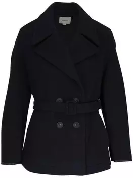 Двубортный пиджак Vince, черный