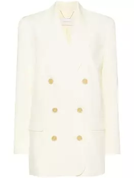 Двубортный пиджак ZIMMERMANN, желтый