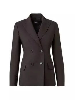 Двубортный шерстяной блейзер Akris