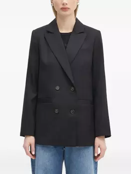 Двубортный шерстяной пиджак APC Lucy A.P.C., черный