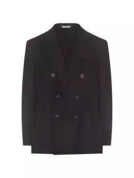 Двубортный шерстяной пиджак Boglioli, черный