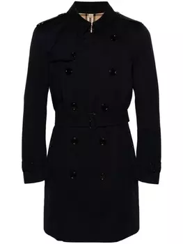 Двубортный тренч Burberry, синий