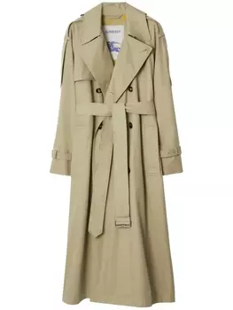 Двубортный тренч Castleford Burberry, бежевый
