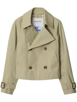 Двубортный тренч от Burberry, нейтральный