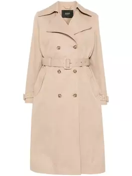 Двубортный тренчкот Seventy, нейтральный