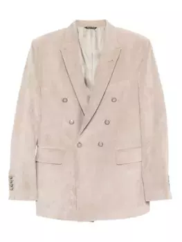 Двубортный вельветовый пиджак Reveres 1949, нейтральный