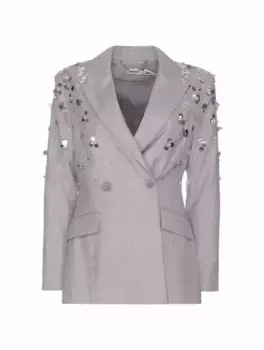 Двубортный жакет Getty Simkhai, серый