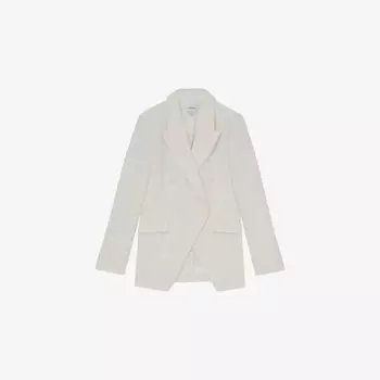 Двубортный жакет Reiss Devon классический, белый