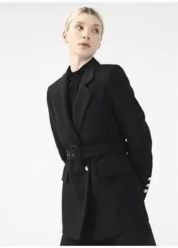 Двубортный женский пиджак DAISY черного цвета Fabrika, черный