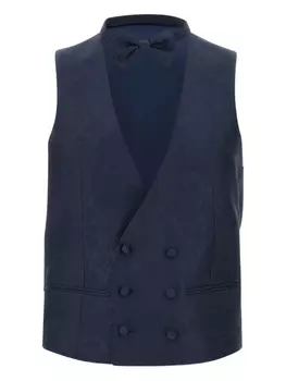 Двубортный жилет Corneliani, синий
