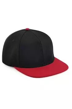 Двухцветная бейсболка Beechfield, черный