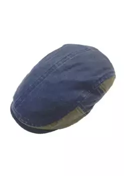 Двухцветная бейсболка Chaplino в стиле пэчворк, синий