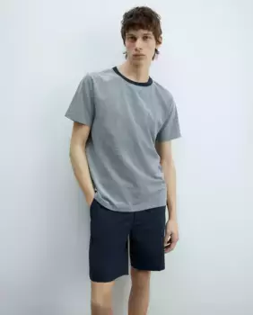 Двухцветная футболка Sfera, тёмно-синий