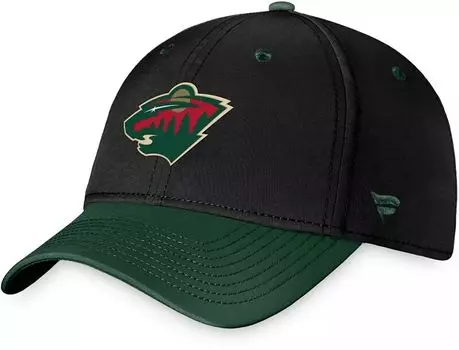 Двухцветная гибкая кепка Authentic Pro Draft NHL Minnesota Wild 2023