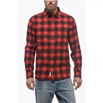 Двухцветная хлопковая рубашка Woolrich, Bicolor