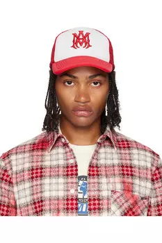Двухцветная кепка-дальнобойщик Ma Amiri, красный
