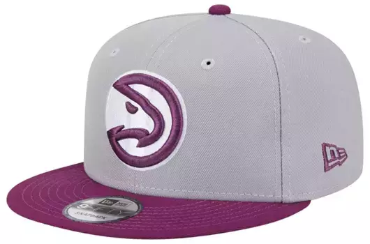 Двухцветная комплектация New Era Adult Atlanta Hawks Регулируемая кепка 9Fifty
