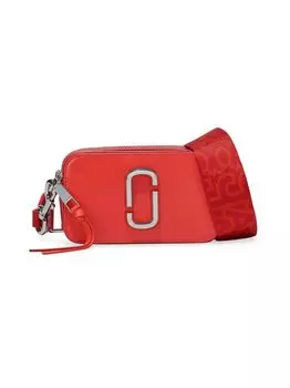 Двухцветная кожаная сумка через плечо The Snapshot Marc Jacobs