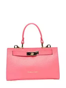 Двухцветная кожаная сумка Isabella Rhea, мультиколор