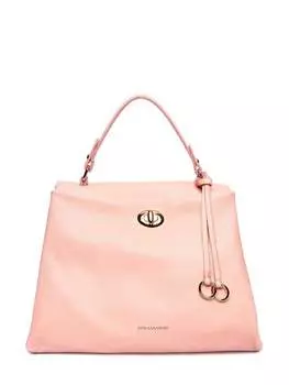 Двухцветная кожаная сумка Luisa Vannini, мультиколор