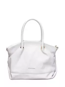 Двухцветная кожаная сумка Luisa Vannini, мультиколор