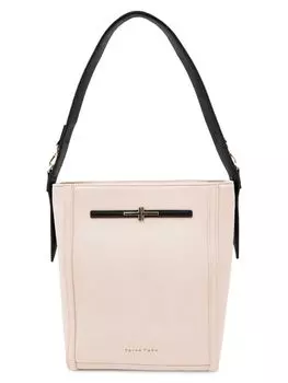 Двухцветная кожаная сумка-тоут Trina Turk, цвет Blush