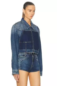 Двухцветная куртка в стиле милитари Avery GRLFRND, цвет Tonal Utility