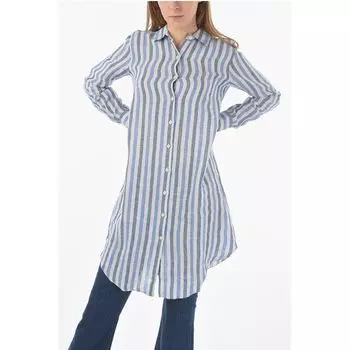 Двухцветная льняная рубашка Woolrich, Bicolor