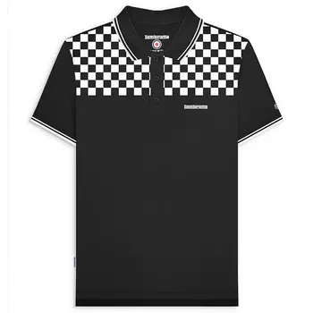 Двухцветная мужская рубашка поло Lambretta