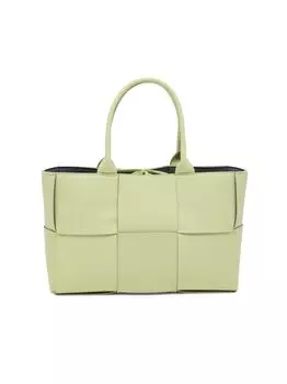 Двухцветная объемная сумка Arco среднего размера Bottega Veneta