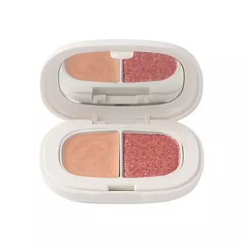 Двухцветная палитра теней Muji для макияжа, 202 блестящая галактика