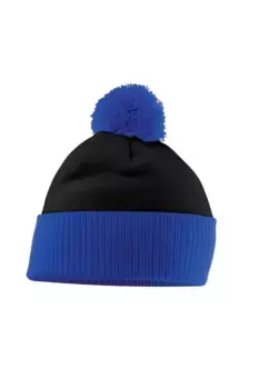 Двухцветная шапка Snowstar Beechfield, черный