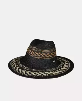 Двухцветная шляпа Barts, черный