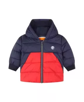 Двухцветная стеганая куртка Timberland, синий