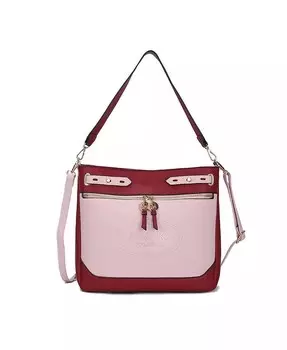 Двухцветная сумка через плечо Evie от Mia K Mkf Collection, серый