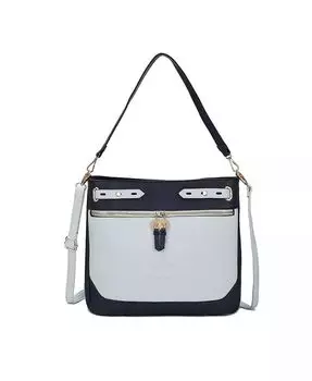 Двухцветная сумка через плечо Evie от Mia K Mkf Collection, синий