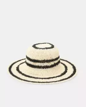 Двухцветная женская шляпа nfasis, белый