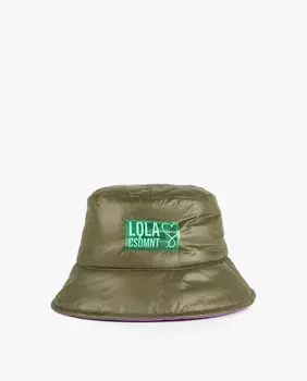 Двухцветная женская шляпа типа «ведро» Lola Casademunt, зеленый