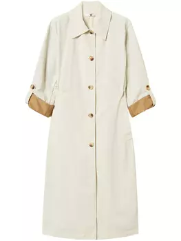 Двухцветное пальто TWINSET, нейтральный