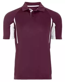 Двухцветное поло Avenger Holloway, бордовый/белый